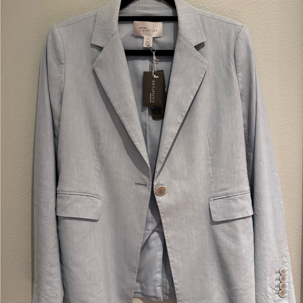 Nordstrom Signature Light Blue Blazer